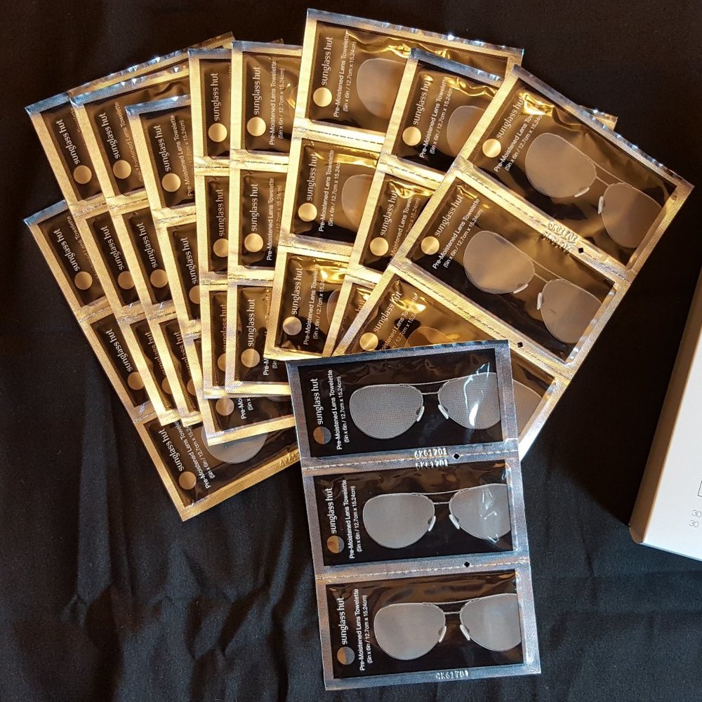 EYE GLASS LENS WIPES - (6x) 30 Packs - Cleaner Camera, Phone, CDs, DVDs - Picture 6 of 7